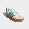 Sneaker ADIDAS SPORTSWEAR, Gr. 38,5, core weiß, court grün, gold metallic, Leder, Synthetik, sportlich, Schuhe, Design auf den Spuren des adidas Gazelle Bold, Topseller