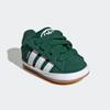 Sneaker ADIDAS ORIGINALS "CAMPUS KIDS BABYSCHUH", Gr. 21, grün (dunkelgrün, cloud weiß, gum 2), Synthetik, sportlich, Schuhe