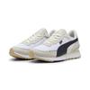 Sneaker PUMA "Road Rider Suede Sneakers Erwachsene", Gr. 37, blau (weiß new navy blau), Obermaterial: Synthetik, Textil, Leder;, Schuhe