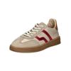 Sneaker GANT "Gant Sneaker Leder", Damen, Gr. 36, rot (beige, rot), Leder, casual, Schuhe
