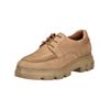 Schnürschuh PAUL GREEN "Paul Green Halbschuhe Nubukleder", Damen, Gr. 41, braun (tan), Nubukleder, casual, Schuhe