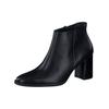 Stiefelette PAUL GREEN "Paul Green Stiefelette Glattleder", Damen, Gr. 40, schwarz, Glattleder, elegant, Schuhe