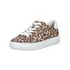 Sneaker PETER KAISER "Peter Kaiser Sneaker Leder", Damen, Gr. 38, braun (leopard), Leder, casual, Schuhe