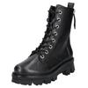 Schnürstiefelette PAUL GREEN "Paul Green Stiefelette Glattleder", Damen, Gr. 37, schwarz, Glattleder, casual, Schuhe