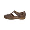 Riemchensandale JOSEF SEIBEL "Josef Seibel Sandalen Leder", Damen, Gr. 45, braun, Leder, casual, Schuhe