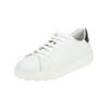 Sneaker GEOX "Geox Sneaker Leder/Synthetik", Damen, Gr. 38, weiß, navy, Leder, Synthetik, casual, Schuhe
