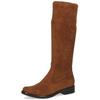 Stiefel CAPRICE "Caprice Stiefel Textil", Damen, Gr. 38,5, braun (brandy), Textil, casual, Schuhe