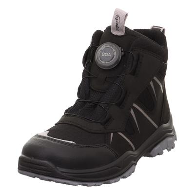Schnürboots SUPERFIT "JUPITER WMS: Weit", Kinder, Gr. 40, schwarz, Polyester, sportlich, Schuhe, Trekkingschuh mit Wechselfußbett, Größenschablone zum Download Image