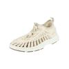 Sandale KEEN "Keen Wanderschuhe Textil", Gr. 40, beige (beige, weiß), Textil, casual, Schuhe
