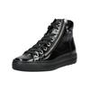 Sneaker PAUL GREEN "Paul Green Sneaker Glattleder", Damen, Gr. 39, schwarz, Glattleder, casual, Schuhe