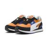 Sneaker PUMA "Road Rider Suede Sneakers Erwachsene", Gr. 41, orange glo schwarz, Obermaterial: Synthetik, Textil, Leder;, Schuhe
