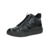 Sneaker CAPRICE "Caprice Sneaker Leder", Damen, Gr. 38,5, schwarz, Leder, casual, Schuhe