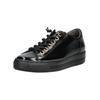 Sneaker PAUL GREEN "Paul Green Sneaker Leder", Damen, Gr. 39, schwarz (schwarz lack), Leder, casual, Schuhe