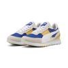 Sneaker PUMA "Road Rider Suede Sneakers Erwachsene", Gr. 38, vivid blau vapor gray, Obermaterial: Leder, Textil; Futter: Textil; Innensohle: Textil; Laufsohle: Gummi, Schuhe