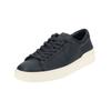 Sneaker CLARKS "Clarks Sneaker Leder", Herren, Gr. 42,5, blau (navy), Leder, casual, Schuhe