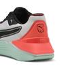 Trainingsschuh PUMA "Fuse 4.0 Sneakers Erwachsene", Gr. 41, weiß mint melt glowing rot schwarz ruby shimmer grün, Obermaterial: Textil, Synthetik; Futter: Textil; Innensohle: Textil; Laufsohle: Gummi, Schuhe
