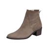 Stiefelette PAUL GREEN "Paul Green Stiefelette Veloursleder", Damen, Gr. 40, reh, Veloursleder, casual, Schuhe