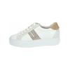 Sneaker PAUL GREEN "Paul Green Sneaker Leder/Textil", Damen, Gr. 40,5, braun (weiß, braun), Leder, Textil, casual, Schuhe