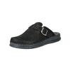 Pantolette ROHDE "Rohde Pantoletten Nubukleder", Herren, Gr. 42, schwarz, Nubukleder, casual, Schuhe