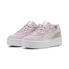 Sneaker PUMA "Court Lally Skye Suede Sneakers Damen", Gr. 38, rose mauve weiß pink, Obermaterial: Leder, Synthetik; Futter: Textil; Innensohle: Textil; Laufsohle: Gummi, Schuhe