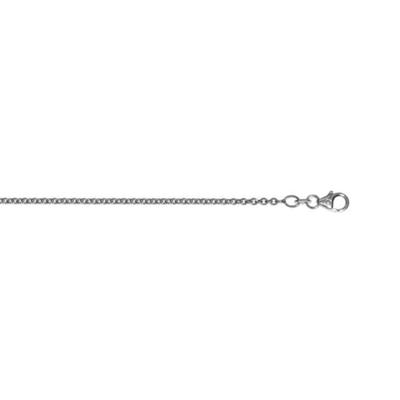 Goldkette ONE ELEMENT "Halskette Rundankerkette aus 333 Weißgold Ø 2 mm" Gr. 50, silber, Halsketten, Damen, 50, Weißgold 333-Gold, Weißgold 333, Gold, ein stilvolles Accessoire für Damen mit Geschmack Image
