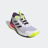 Handballschuh ADIDAS PERFORMANCE "CRAZYFLIGHT 6 MID INDOOR", Gr. 45, cloud weiß, aurora metallic, semi lucid rot, Textil, Synthetik, sportlich, Schuhe, besonders geeignet für Handball und Volleyball