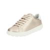Sneaker GEOX "Geox Sneaker Lederimitat", Damen, Gr. 40, gold, Lederimitat, casual, Schuhe