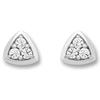 Paar Ohrhänger ONE ELEMENT "Zirkonia Ohrringe Ohrstecker aus 333 Weißgold", silber, Ohrringe, Damen, Damen,mit Zirkonia, Weißgold 333-Gold, Weißgold 333, Gold, für Damen – klassisch & elegant im Design
