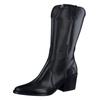 Stiefel PAUL GREEN "Paul Green Stiefel Glattleder", Damen, Gr. 37,5, schwarz, Glattleder, casual, Schuhe