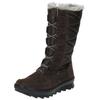 Schnürstiefel LEGERO "Legero Stiefel Veloursleder", Damen, Gr. 37, grau, Veloursleder, casual, Schuhe