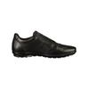 Sneaker GEOX "Geox Sneaker Leder", Herren, Gr. 43, schwarz, Leder, casual, Schuhe