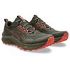 Trailrunningschuh ASICS "TRABUCO TERRA 3", Gr. 46, braun stone, spicy rot, Textil, sportlich, Schuhe