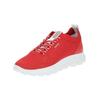Sneaker GEOX "Geox Sneaker Leder/Textil", Damen, Gr. 38, rot, Leder, Textil, casual, Schuhe