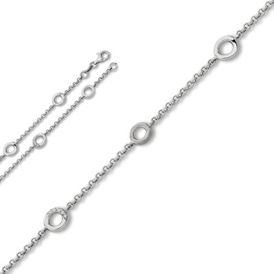 Silberarmband ONE ELEMENT "Zirkonia Armband aus 925 Silber 19 cm", silber, Armbänder, Damen, Silber 925 (Sterlingsilber), glänzender Blickfang – ideal als Geschenkidee Image