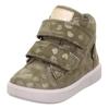 Lauflernschuh SUPERFIT "SUPIES WMS: mittel", Kinder, Gr. 26, bunt (khaki, rosa), Leder, Textil, casual, Schuhe, Barfußschuh mit zwei Klettverschlüssen, Größenschablone zum Download