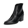 Bikerboots PAUL GREEN "Paul Green Stiefelette Glattleder", Damen, Gr. 38,5, schwarz, Glattleder, casual, Schuhe
