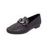 Slipper REMONTE "Remonte Slipper Leder", Damen, Gr. 39, schwarz, Leder, casual, Schuhe