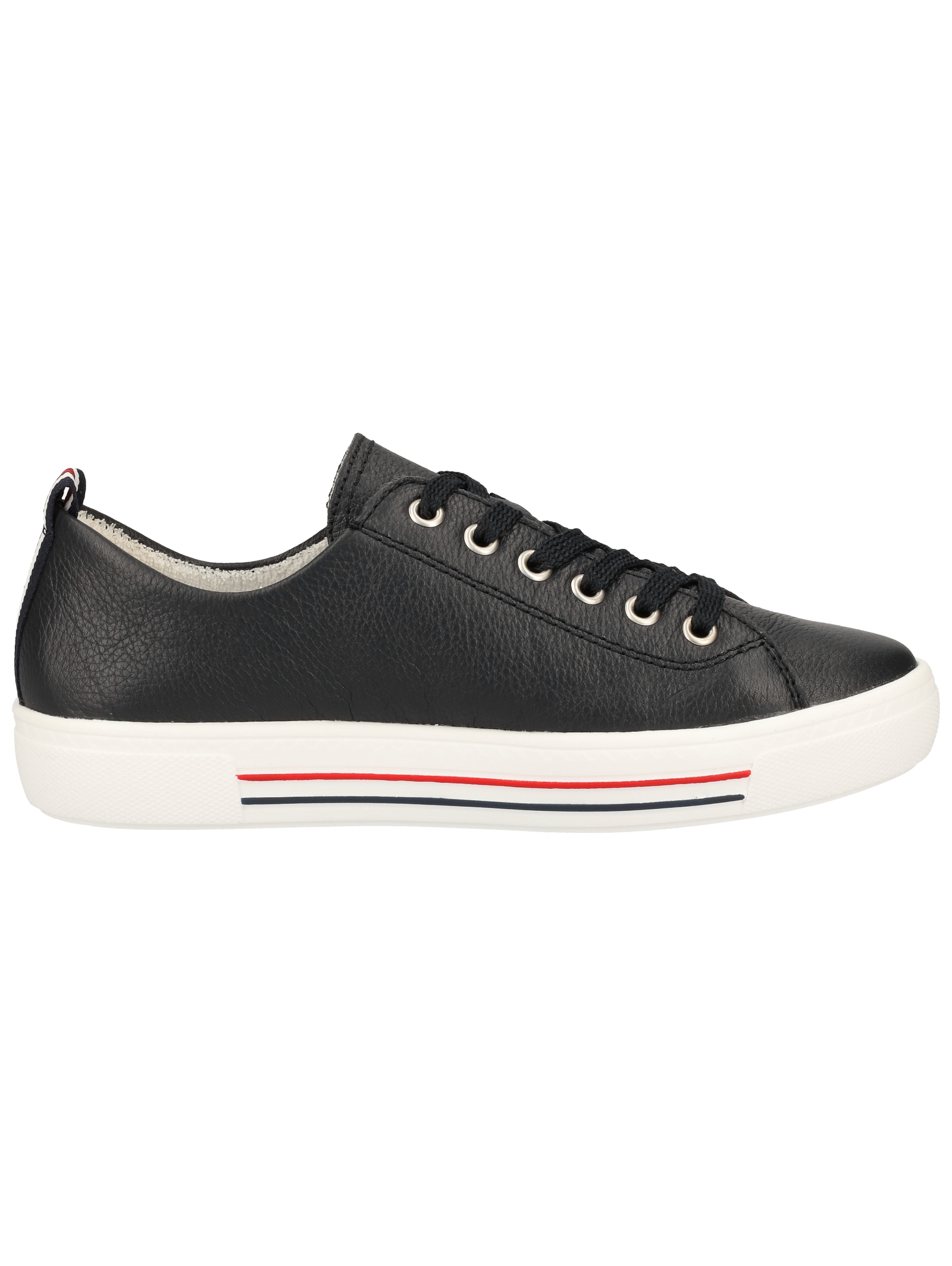 Sneaker REMONTE "Remonte Sneaker Lederimitat", Damen, Gr. 42, pazifik, Lederimitat, Schuhe Sneaker