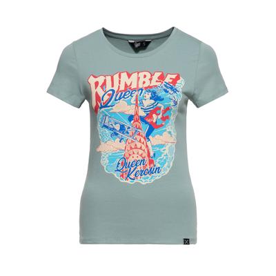 Queen Kerosin Damen T-Shirt Rumble Queen grün Image