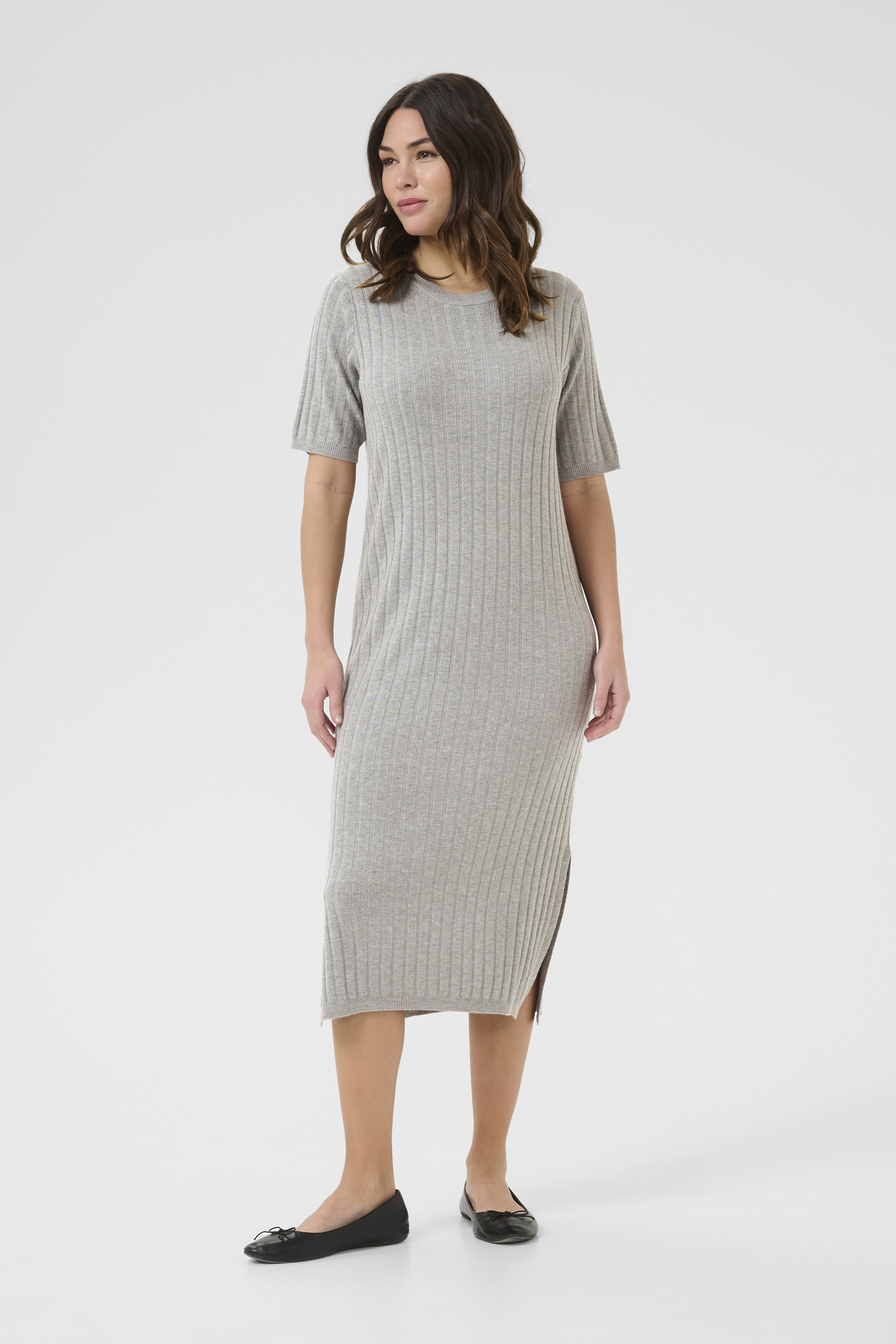 Kleid Regular fit Grey Melange Image