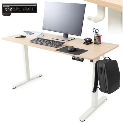 Höhenverstellbarer Schreibtisch elektrisch 120 x 60 cm mit Memory Funktion - Arebos Image