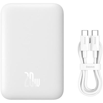 Powerbank 6000mAh Magnetic Mini Air 20W mit USB-C-Kabel - weiß Image