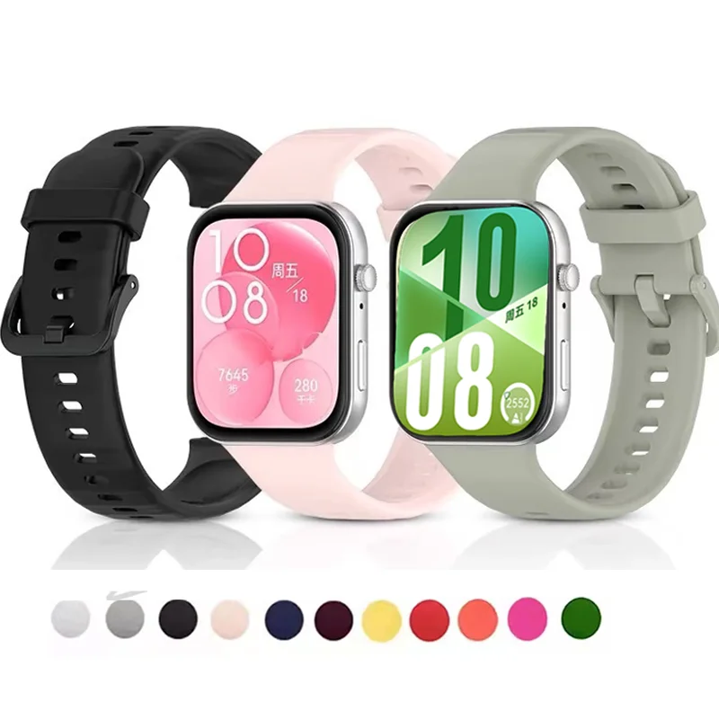 Offizielles Uhrenarmband für Huawei Watch Fit 4/3 Armband Sport Smartwatch Silikonarmband Correa Huawei Watch Fit 4 Pro Accesorios Image