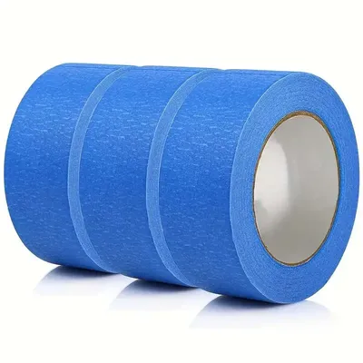 Blue Masking Tape 50 m x 24 mm Masking Tape for DIY Artist Craft Arts Decoration Drafting