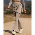 Per donna Pantaloni da corsa Pantaloni a zampa Patchwork Pantaloni All'aperto Sport Outdoor Streetwear Traspirante Asciugatura Rapida Leggero Tennis Golf Corsa Vestibilità regolare abbigliamento