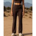 Per donna Pantaloni da corsa Pantaloni a zampa Patchwork Pantaloni All'aperto Sport Outdoor Streetwear Traspirante Asciugatura Rapida Leggero Tennis Golf Corsa Vestibilità regolare abbigliamento