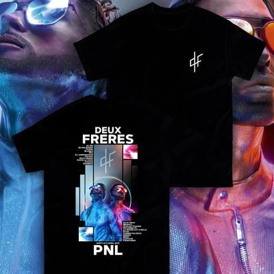 TEMU Chico T Shirt Pnl Album French Rapper Graphic Print T-shirt Women Hip Hop Fashion Short Sleeve Tee Shirt Streetwear Top Image