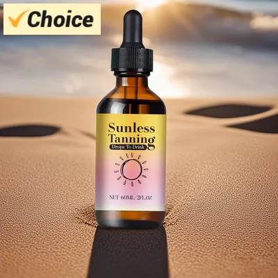 Sunless Tanning Drops, Advanced Sunless Tanning Drops To Drink, Tanning Lotion, Enhances Natural