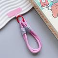 Nuova custodia per telefono creativa con catena color dopamina, universale, versatile, portatile, anti-perdita, spessa, corta e resistente.