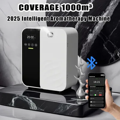 Aroma Diffuser Waterless Electric Smell For Home Fragrance Diffuser Essential Oils Air Freshener 500ml Capacity Machine